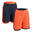 Pantalón Baloncesto Tarmak SH500 reversible niños azul marino naranja