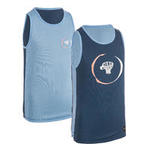 Tarmak Basketbalshirt voor jongens/meisjes van gevorderd niveau T500R marineblauw/blauw
