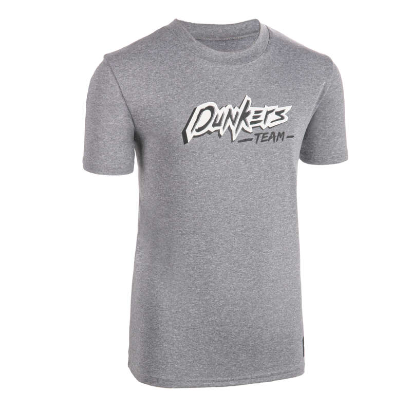 KIDS BASKETBALL OUTFIT Basketball - JR TS500 Grey Dunkers Team TARMAK - Basketball Clothes