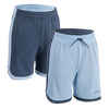 Basketball Wendeshorts SH500R Kinder blau