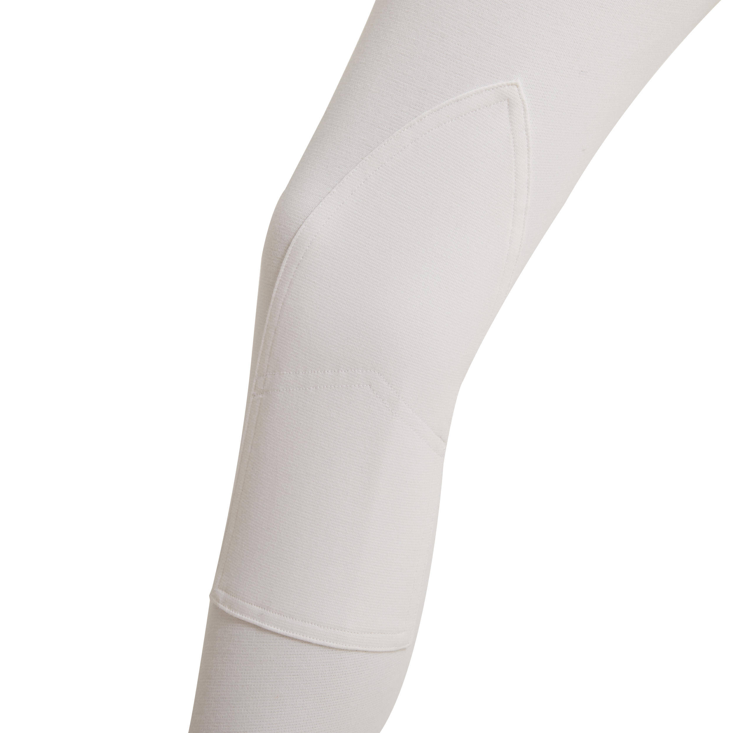 Kids Horse Riding Show Jodhpurs 100 White -  4