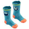 Non-Slip Socks 600 - Blue Grey/Orange