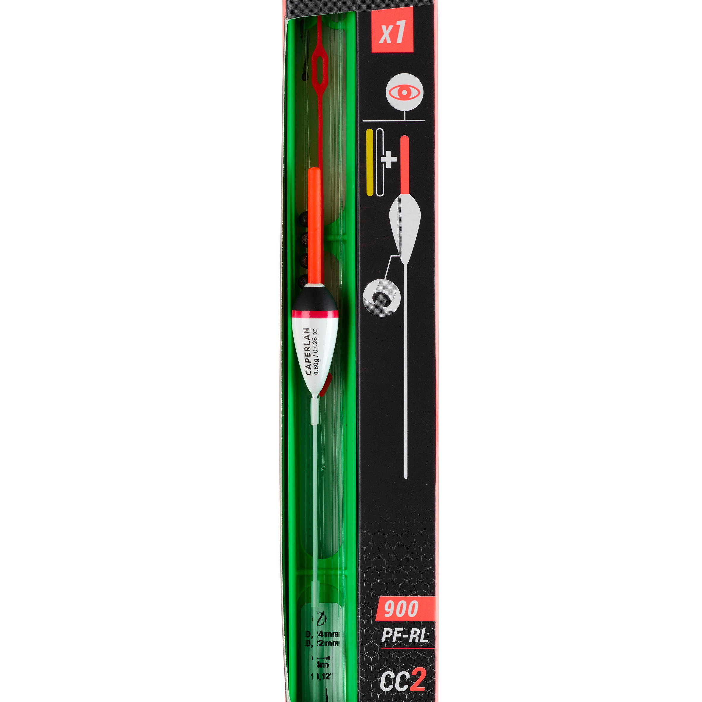 Línea Montada Carpfishing Coup PF-RL900 CC2 0,8 g 2/7