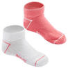 Low Socks 100 Twin-Pack - White/Pink