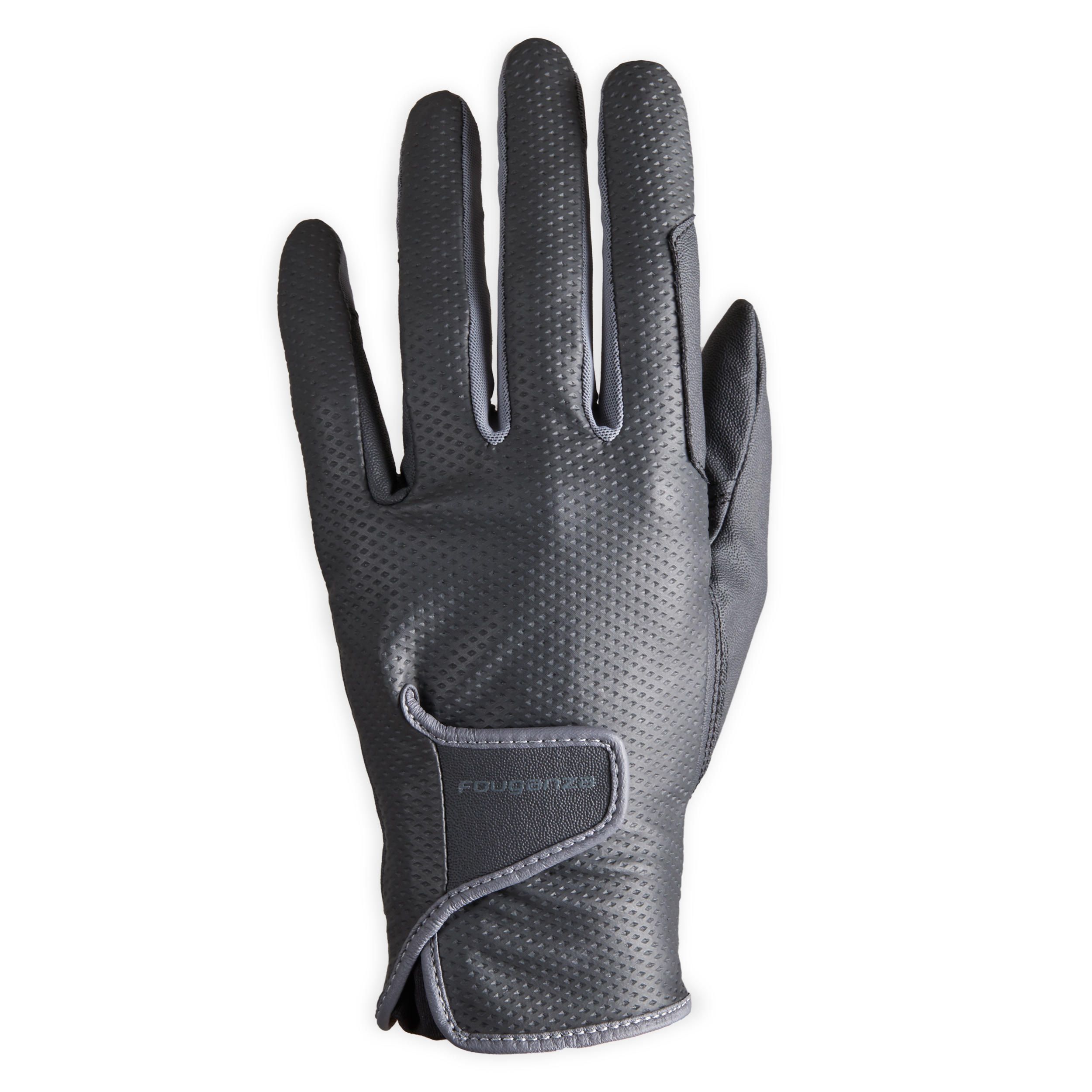 Women's 500 black riding gloves