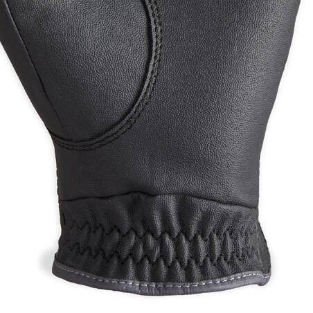 500 Women's Horse Riding Gloves - Black