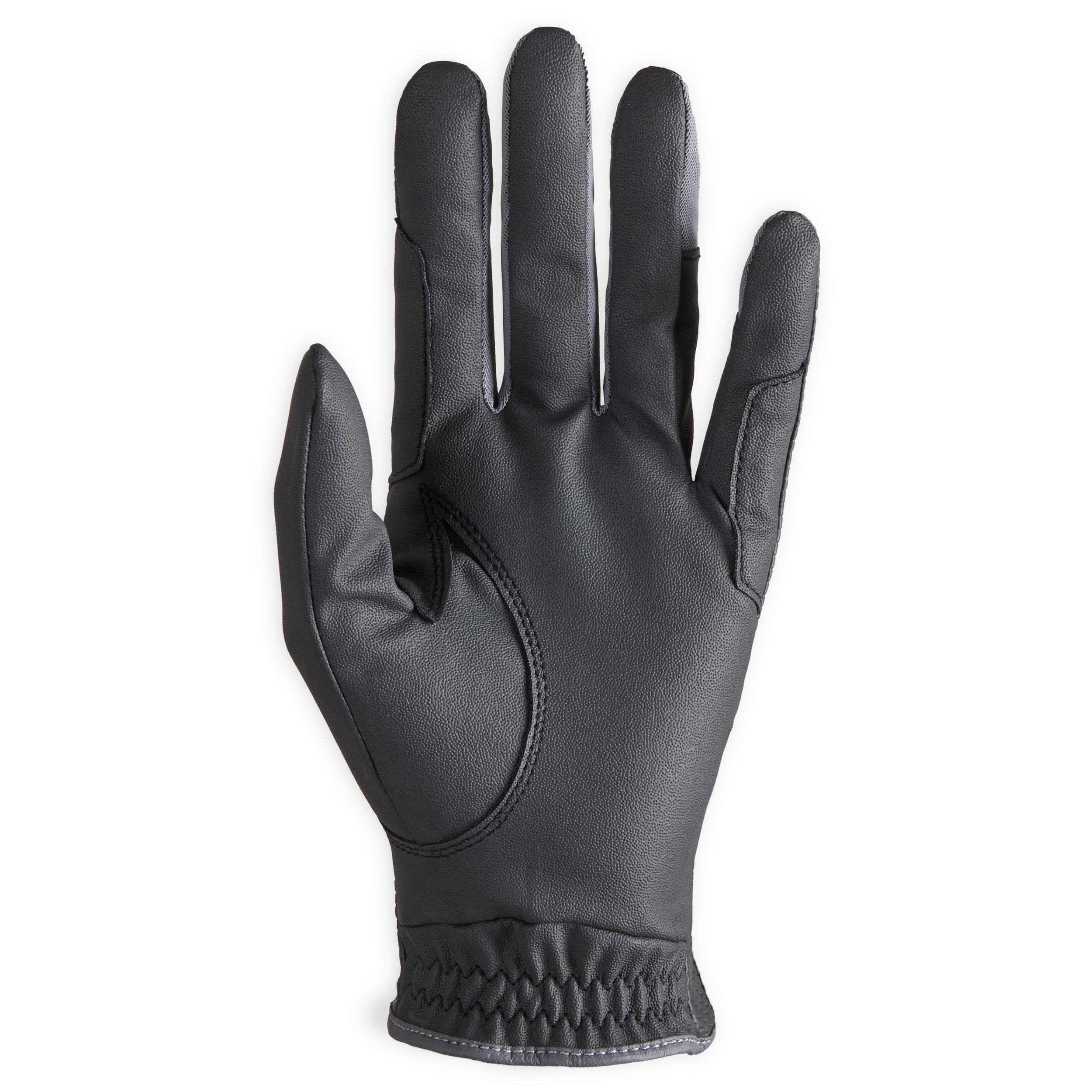 Gants équitation femme 500 noir - FOUGANZA