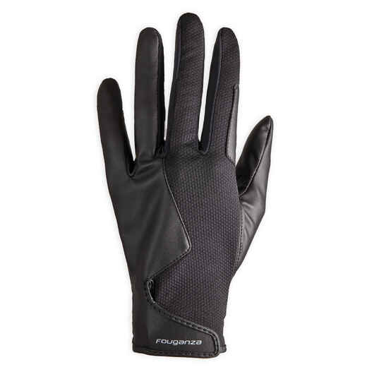 
      560 Women's Horse Riding Gloves - Black
  