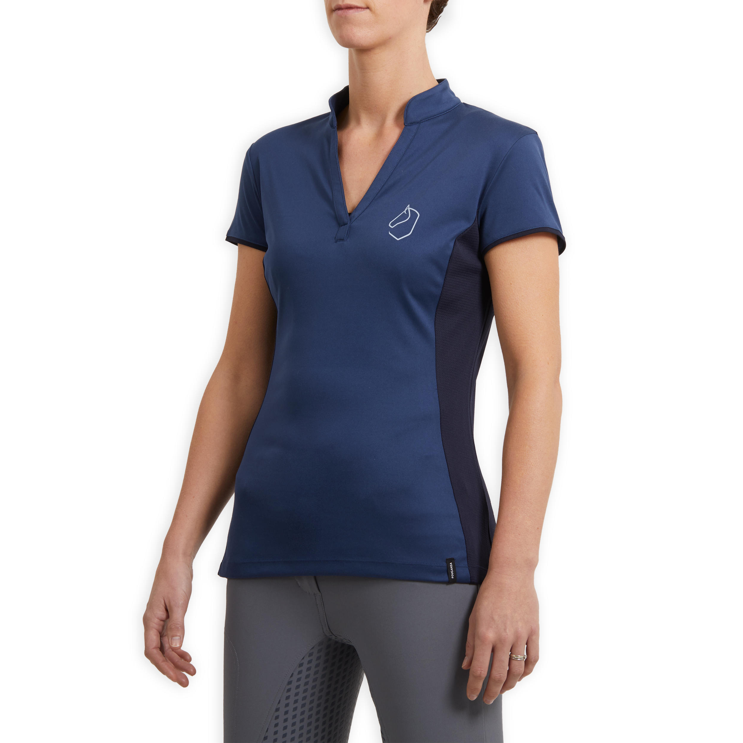 Women's Short-Sleeved Mesh Horse Riding 