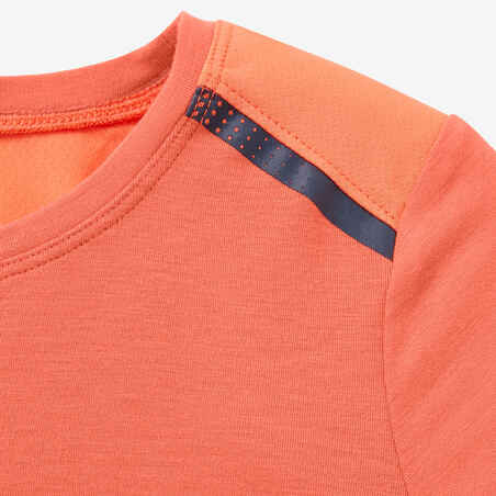 T-shirt barngympa lätt andas orange
