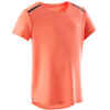 Meiteņu un zēnu vingrošanas T krekls “500”, oranžs