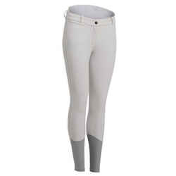 Women's Warm and Water-Repellent Horse Riding Jodhpurs Kipwarm - White