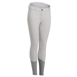 Pantaloni concorso equitazione KIPWARM donna bianchi
