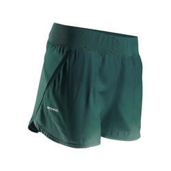 Tennisshort voor dames SH DRY 500 groen
