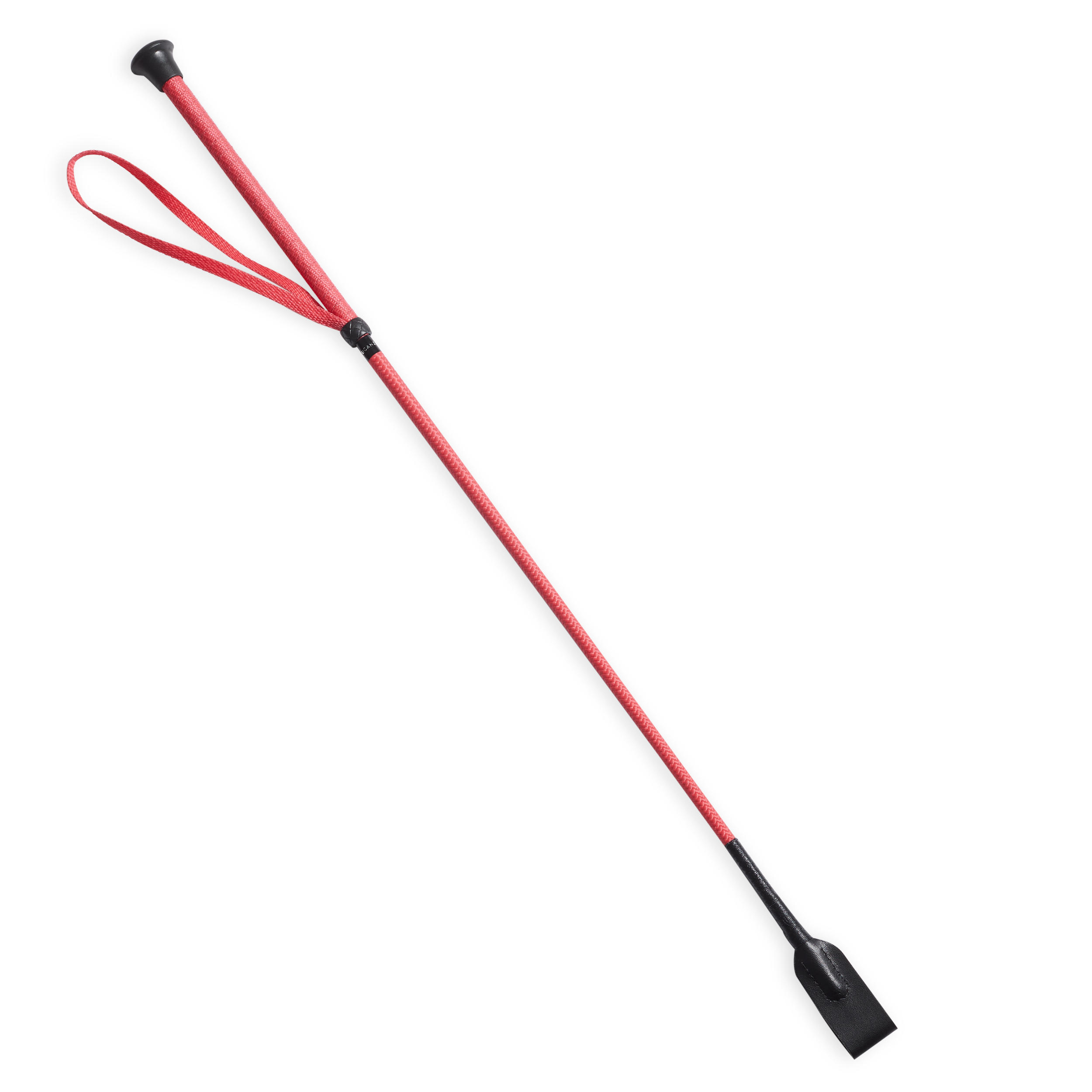 Horse Riding Crops 69cm Woven Crop 100 Pink FOUGANZA Decathlon