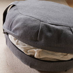 Yoga & Meditation Zafu Cushion - Mottled Grey