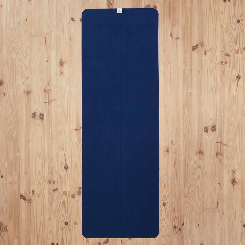 Telo yoga antiscivolo blu 183x61cm