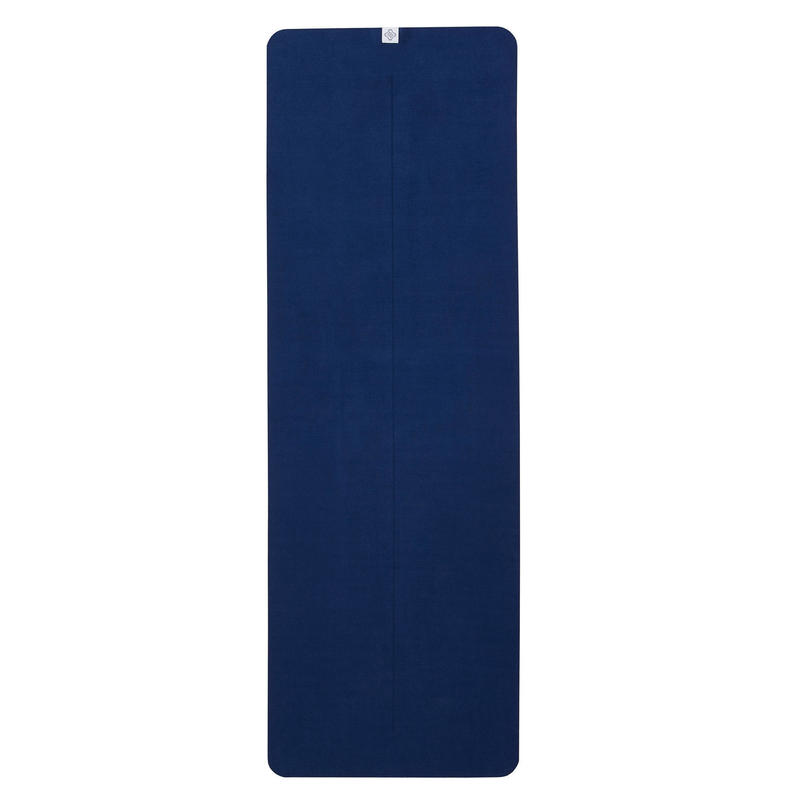 防滑瑜珈舖巾- 灰色／藍色