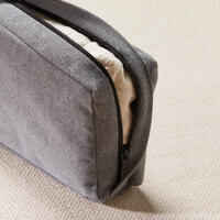 Fabric Yoga Block/Cushion - Grey