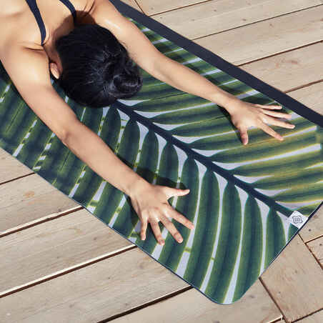 Ručnik za jogu protuklizni 183 cm ⨯ 61 cm ⨯ 1 mm s uzorkom