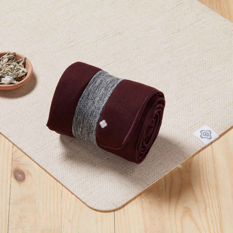 Yoga Blanket Burgundy Decathlon