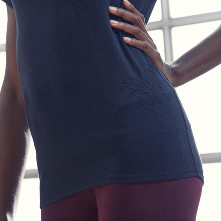 T-shirt de yoga doux en coton biologique – Femmes