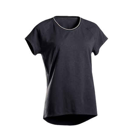 Women's Gentle Yoga T-Shirt - Black