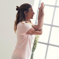 Women's Eco-Friendly Gentle Yoga T-Shirt - Pink