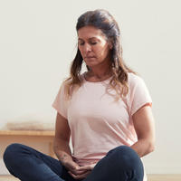 Women's Eco-Friendly Gentle Yoga T-Shirt - Pink