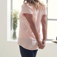 Women's Eco-Friendly Gentle Yoga T-Shirt - Pink