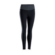 Women's Organic Cotton Yoga Leggings - Black/Grey