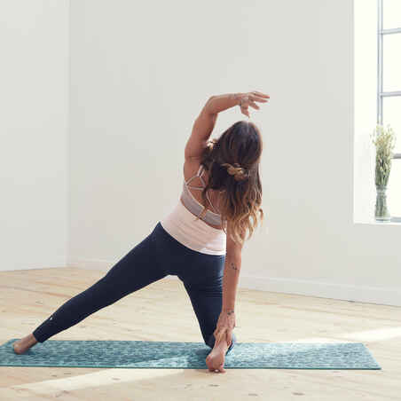 Leggings para yoga suave de talle alto para Mujer Kimjaly gris