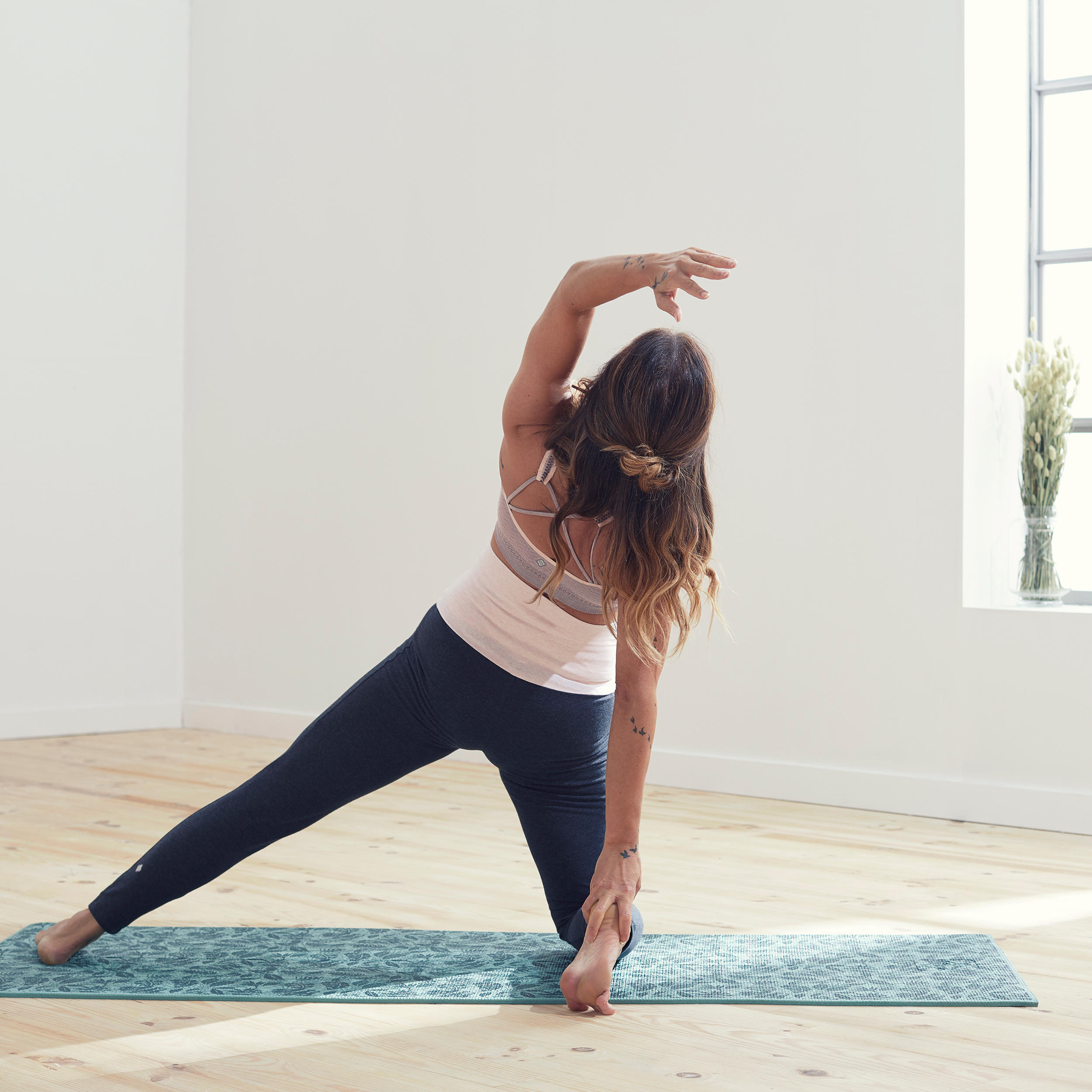 Leggings donna yoga cotone bio