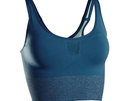 DOMYOS Long Dynamic Yoga Sports Bra SS20