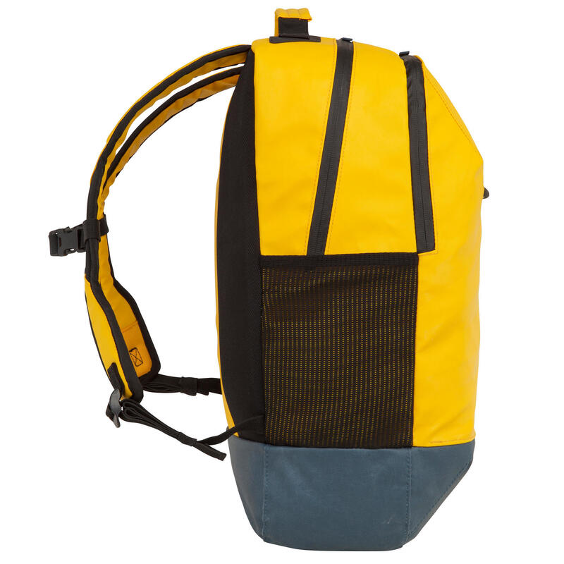 Rucksack 25 Liter wasserabweisend gelb