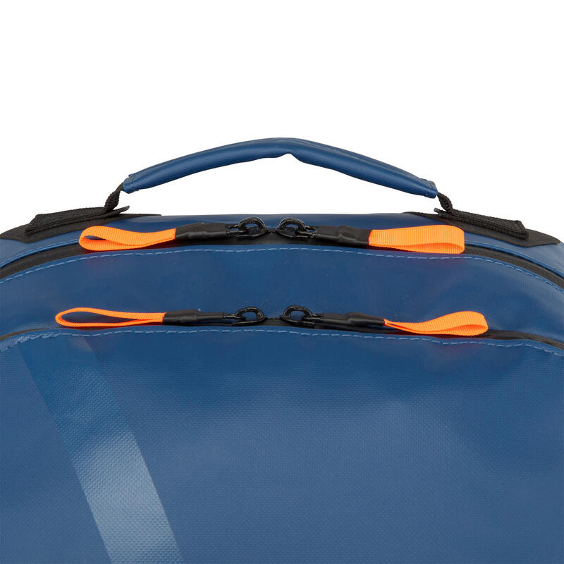 Waterafstotende rugzak voor zeilen 25 liter marineblauw