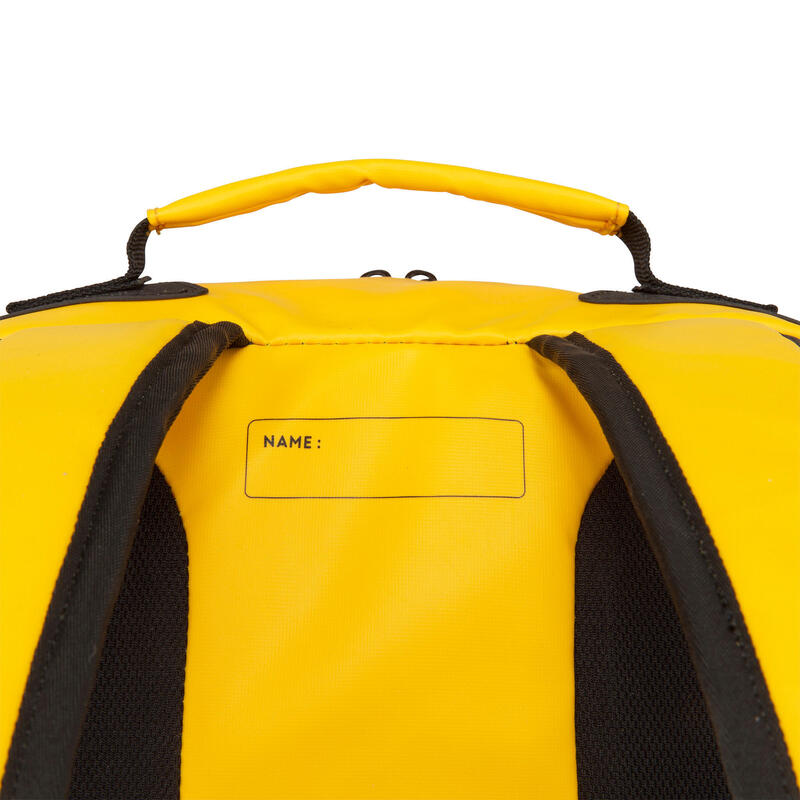 Sac à dos déperlant 25 litres Jaune