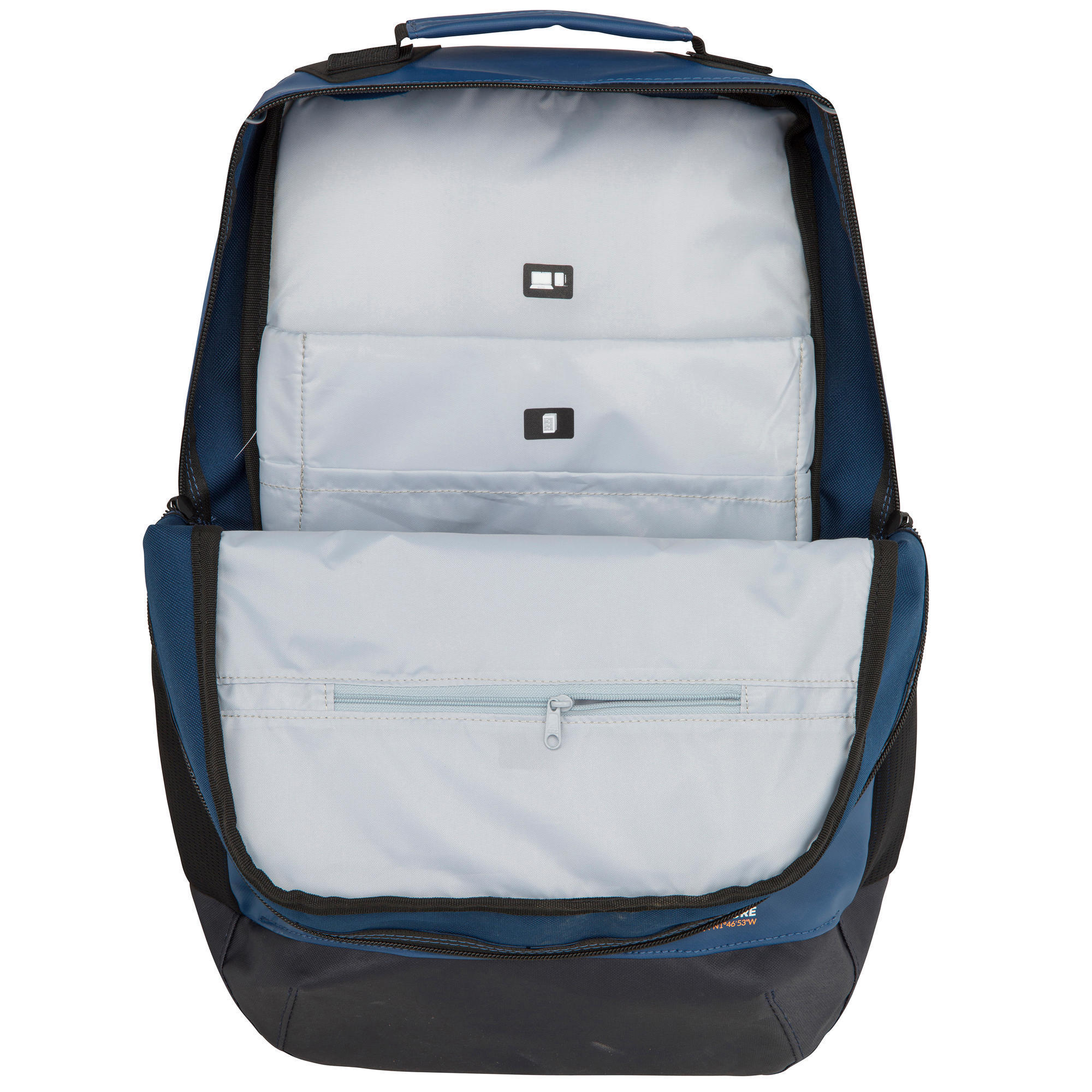 Water-repellent 25-liter Navy backpack