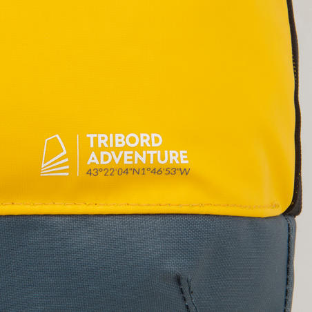 Рюкзак для вітрильного спорту 25 л водонепроникний жовтий