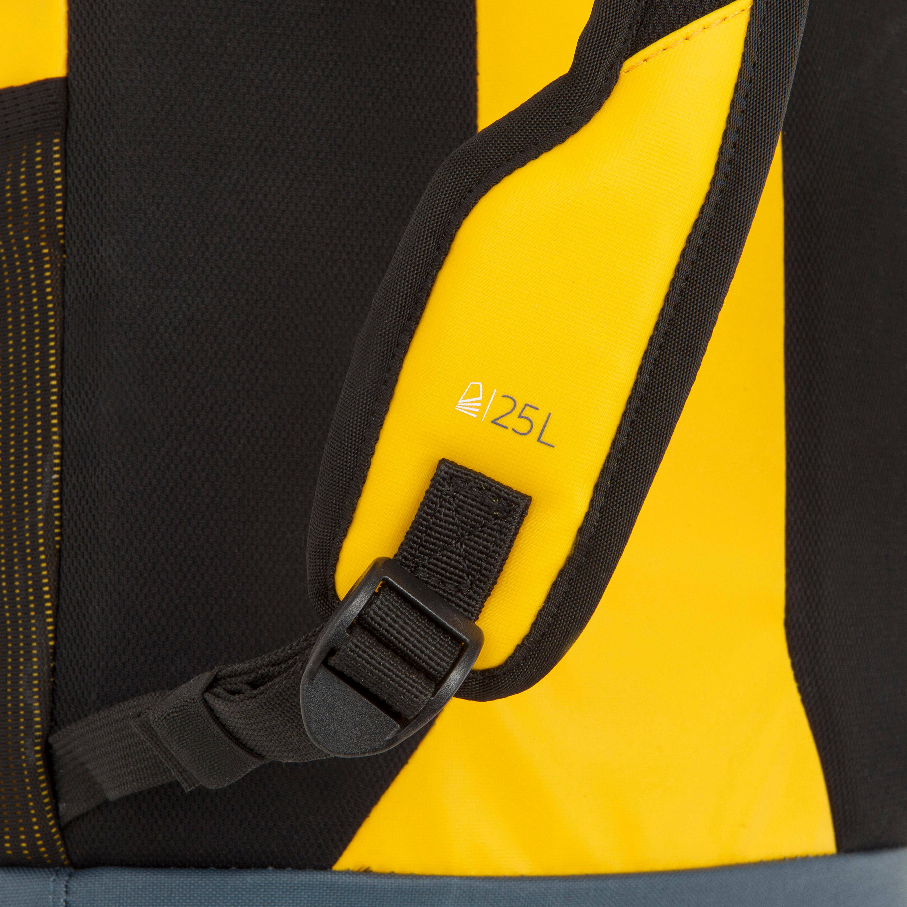 Water Repellent Backpack 25 Litres Yellow -  4