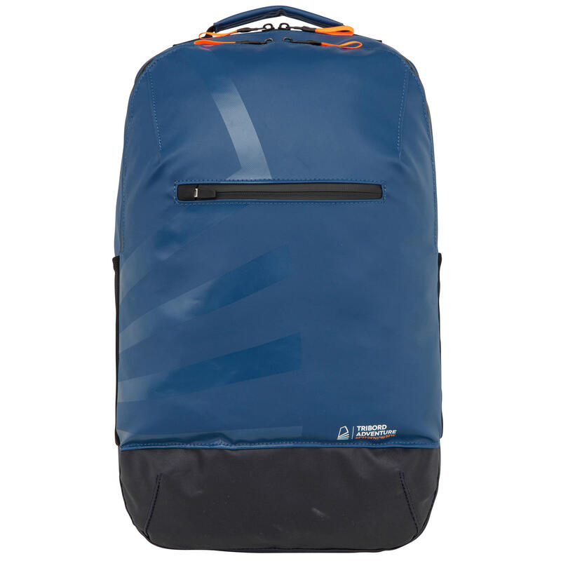 Mochila impermeable perlante náutica 25 litros azul marino