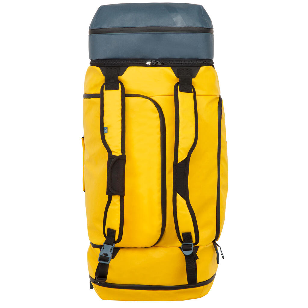 Ūdensnecaurlaidīga soma, 90 litri, dzeltena