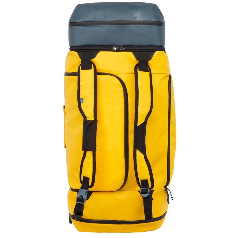 Wasserabweisende Tasche 90 L gelb