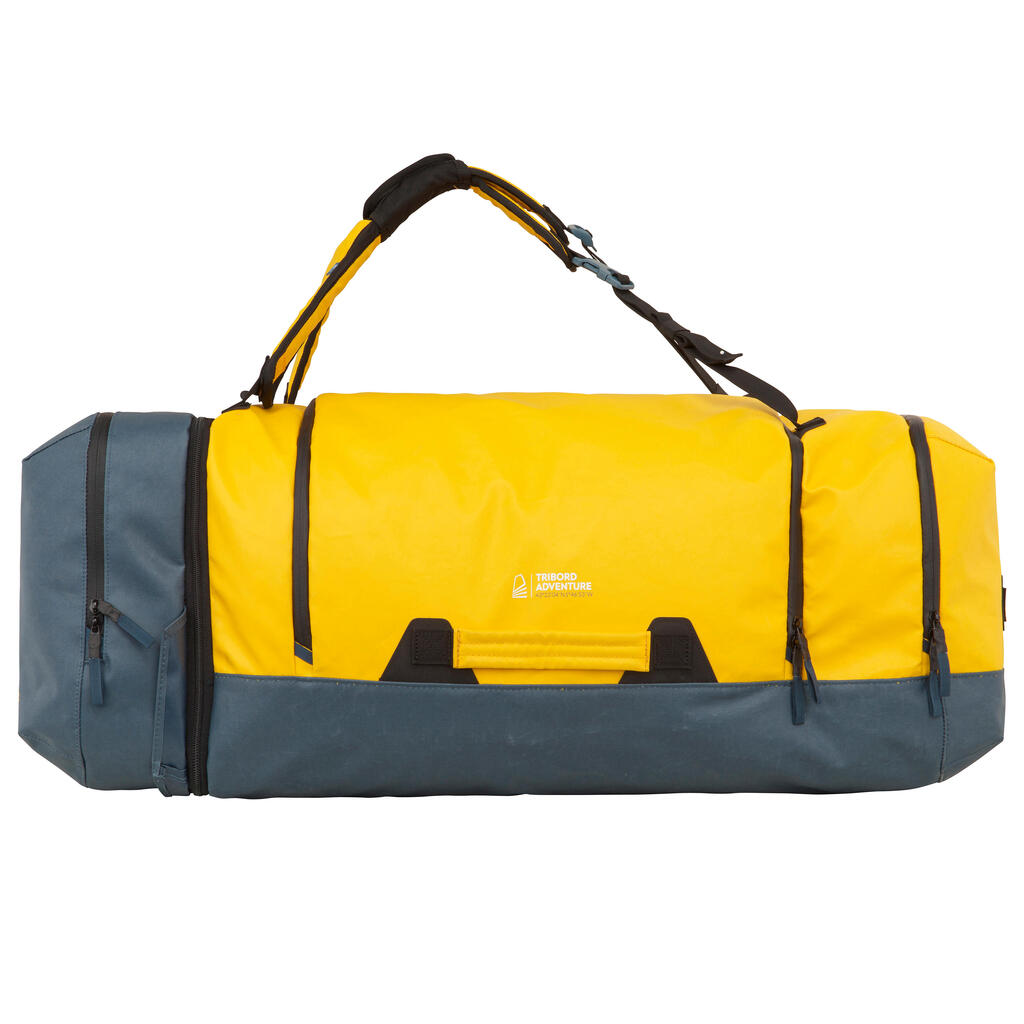 Wasserabweisende Tasche 90 L gelb