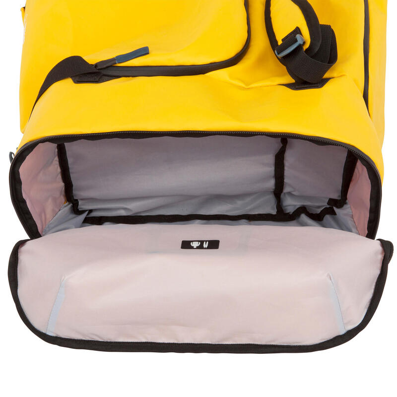 Sac déperlant 90 litres Jaune