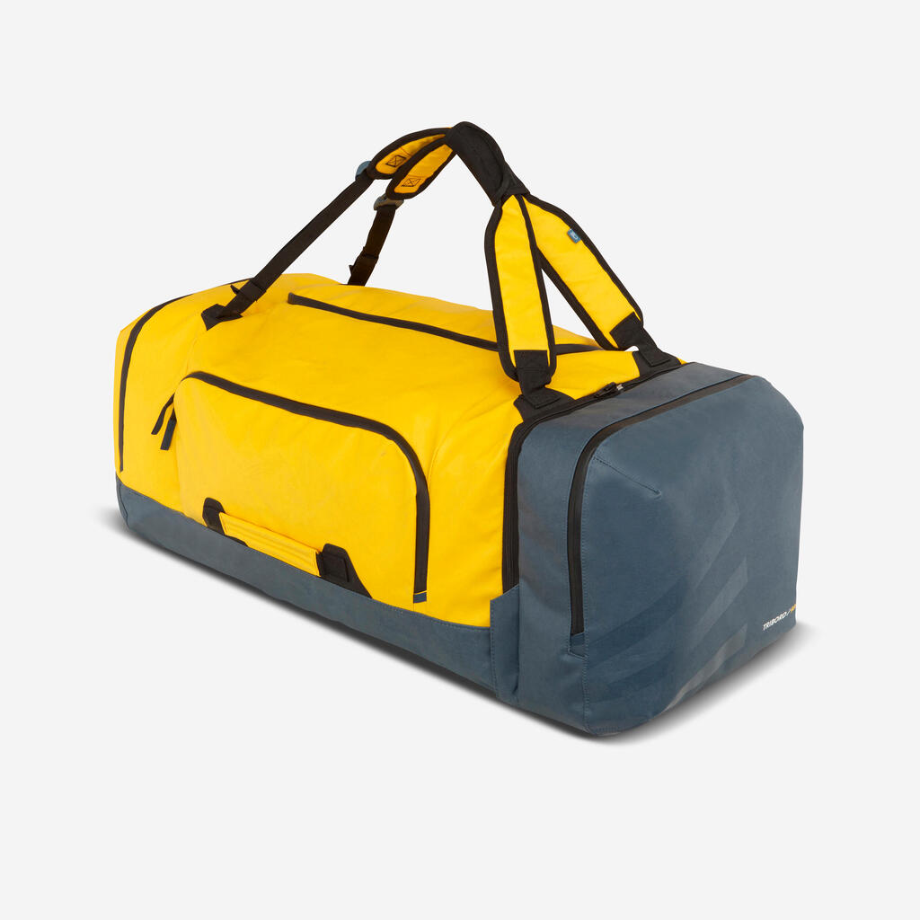 Ūdensnecaurlaidīga soma, 90 litri, dzeltena