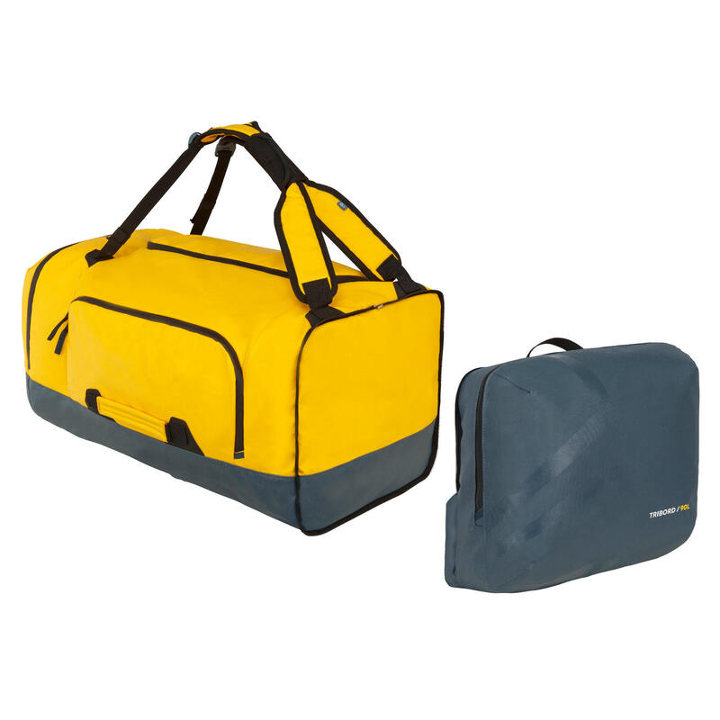 Sac déperlant 90 litres Jaune