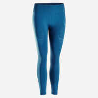 Seamless 7/8 Yoga Leggings - Teal