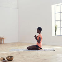 Women's Eco-Friendly Gentle Yoga T-Shirt - Coral