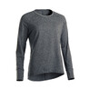 Organic Cotton Long-Sleeved Yoga T-Shirt - Dark Grey